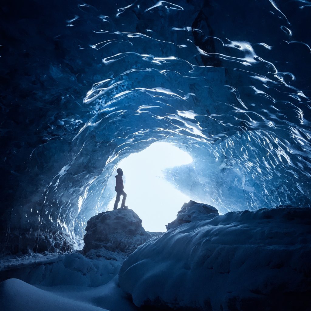 View from the insides of an Ice Cave!