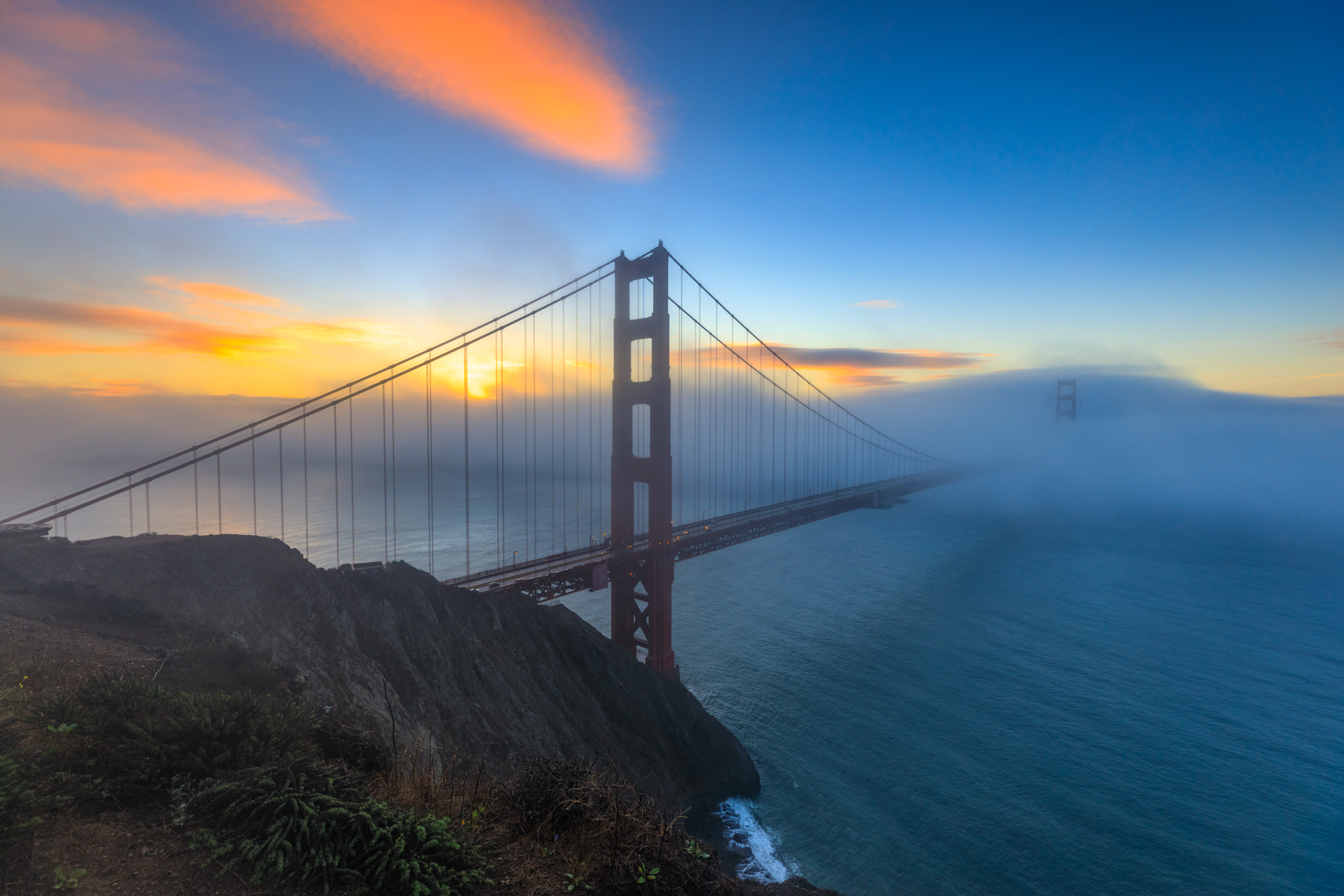 Purchase a Print of Golden Gate Glow